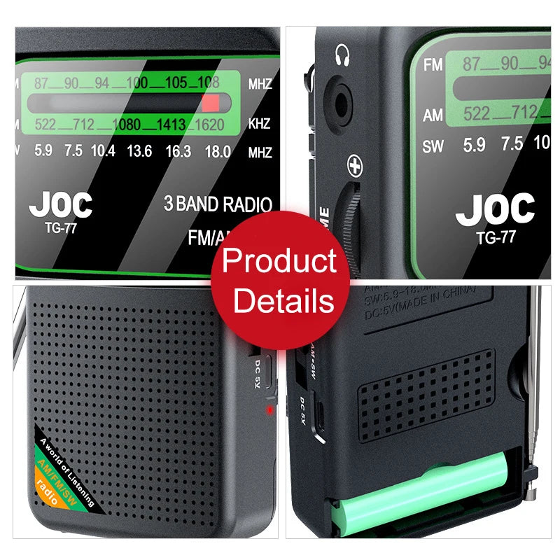 FM AM SW Radio Pocket All Band Radio