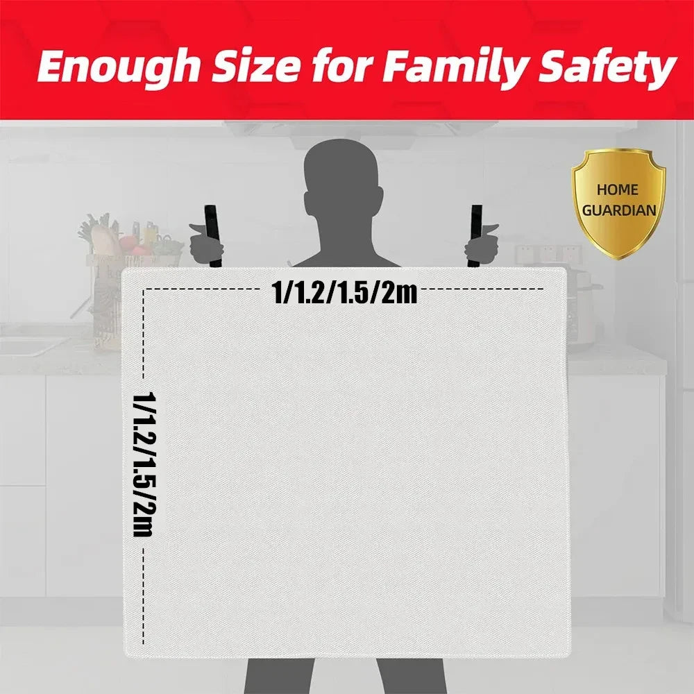 Fire Blanket Flame Retardant Set of 2