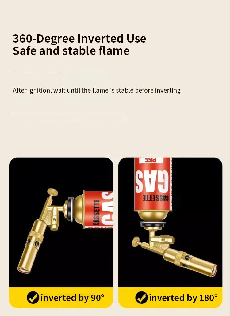 Outdoor Welding Gas Burner Flame Gun Butane