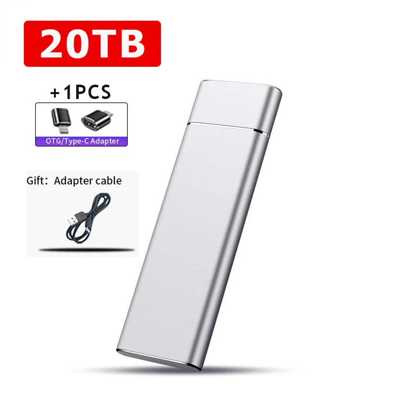 External 2TB/20TB/30TB Ssd High-Speed Solid State Drive