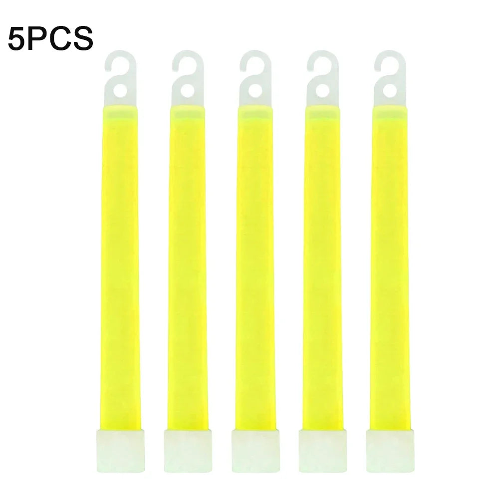 1-50pcs Glow Sticks with Hook 6 inch Fluorescence