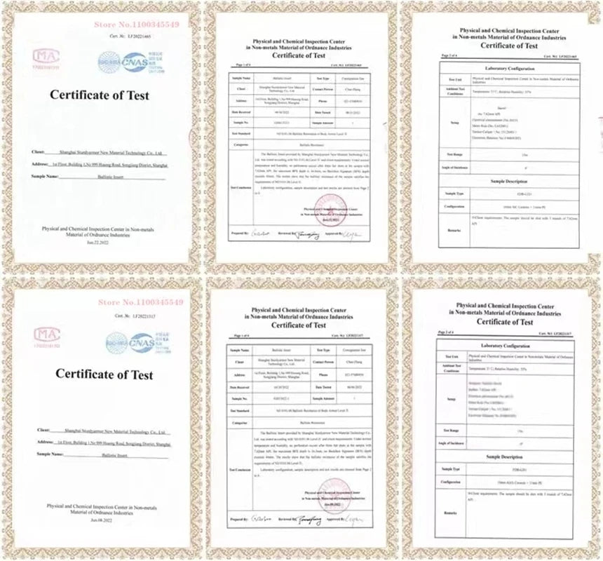 Bulletproof Plate10x12 Inches