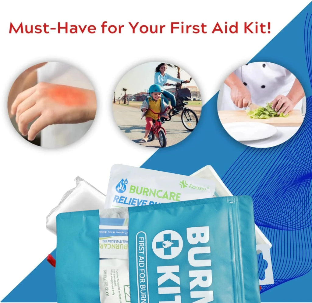 Professional Burn Care Kit with Advanced Dressings Cream