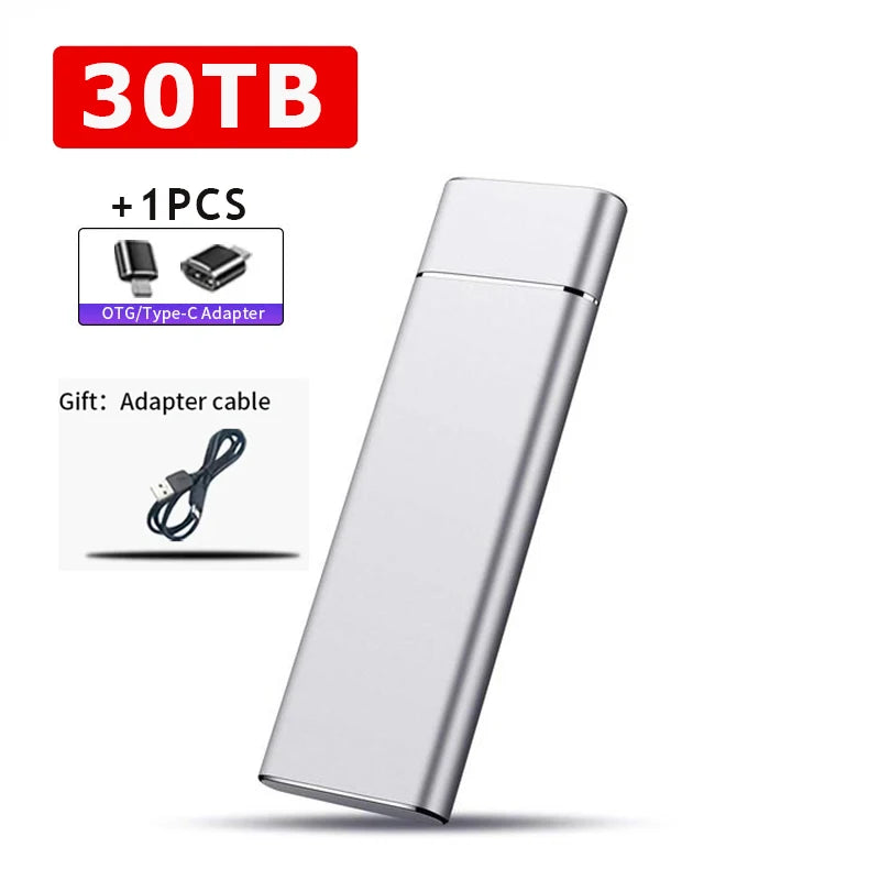 External 2TB/20TB/30TB Ssd High-Speed Solid State Drive