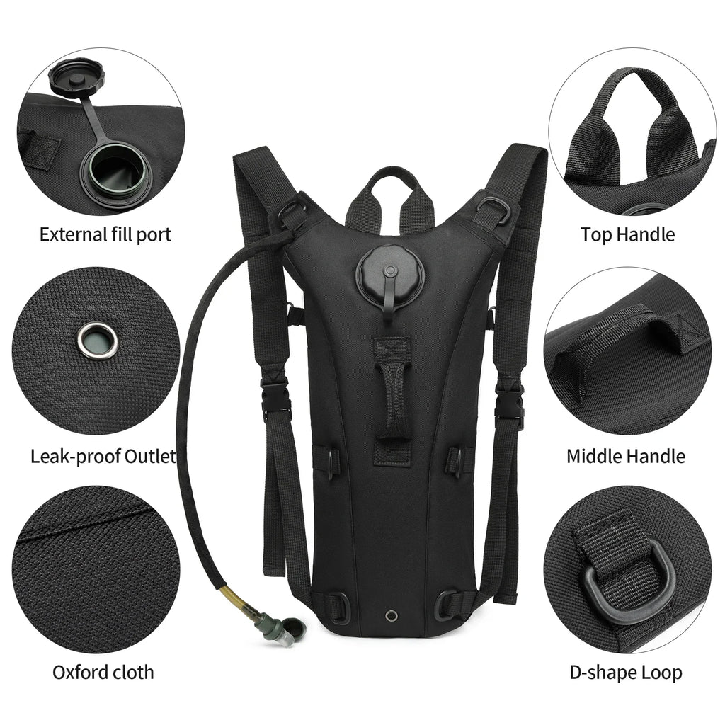 Durable Camel Backpack Equipped  Water Bladder