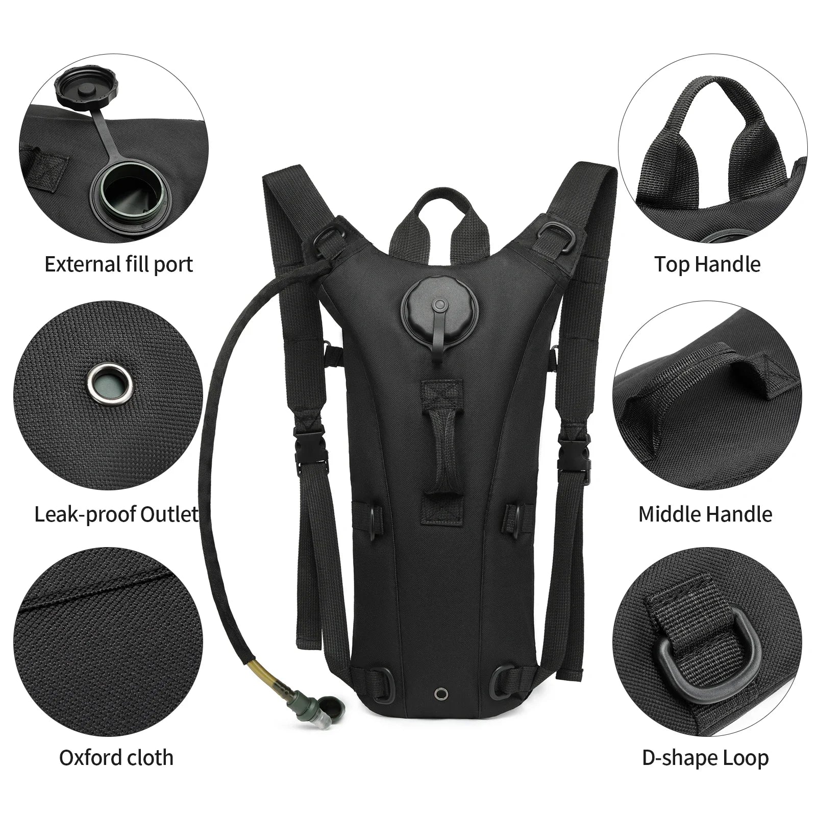 Durable Camel Backpack Equipped  Water Bladder