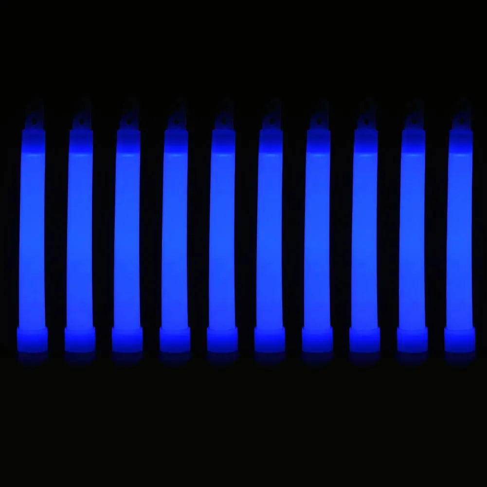 1-50pcs Glow Sticks with Hook 6 inch Fluorescence