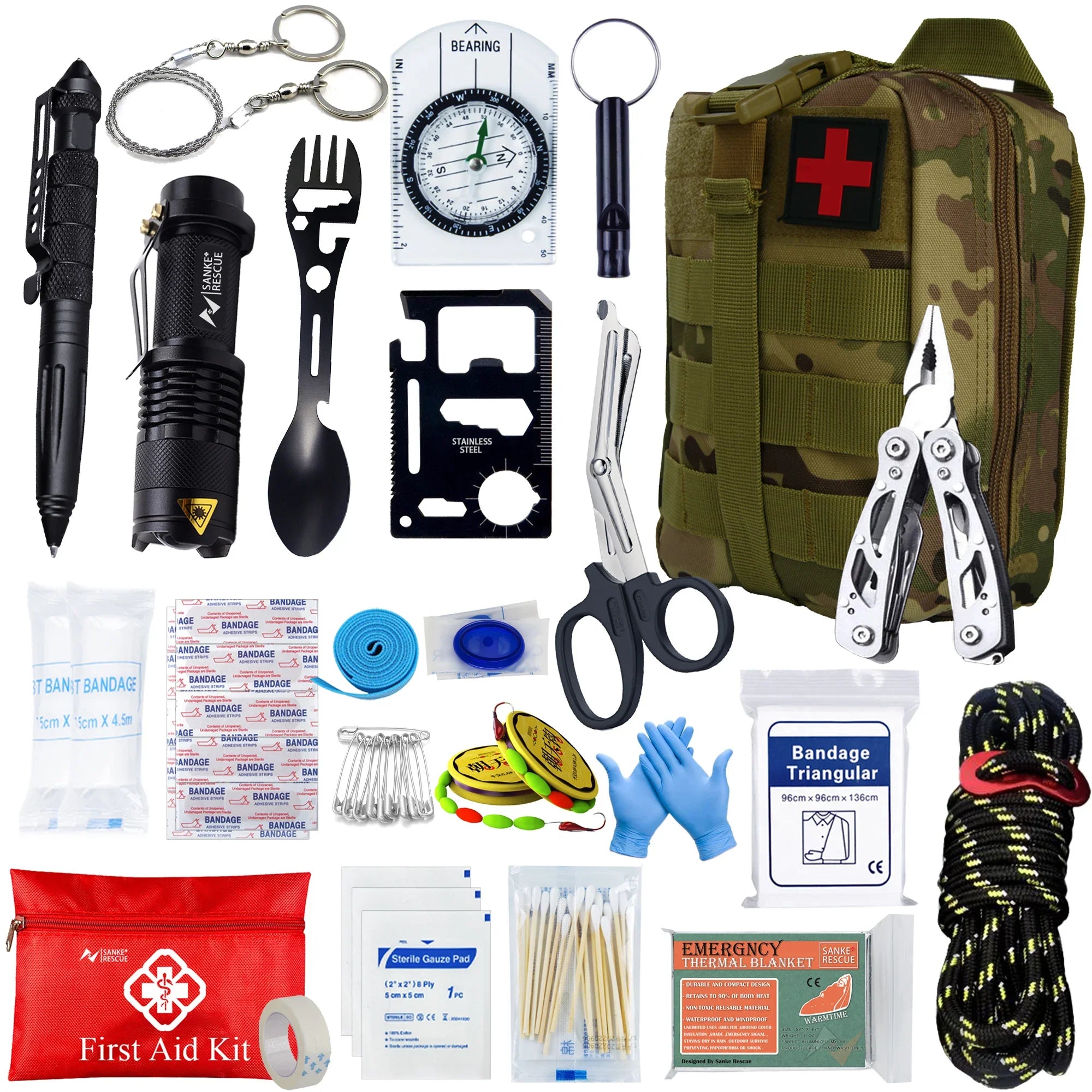 Tactical First Aid Kit In The Car Acessories