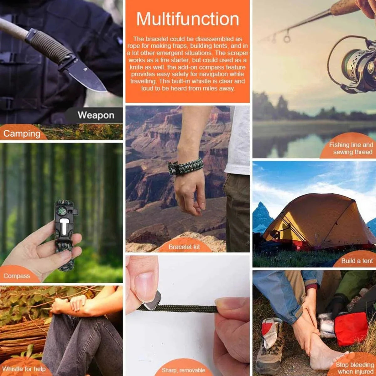 Survival Tool Set Self-Defense Kit