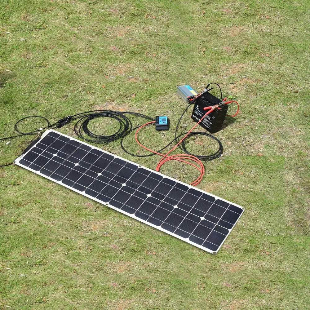 WUZECK Flexible Solar Panel kit 50 Watt  PV Module 100 Watt 12V 24V