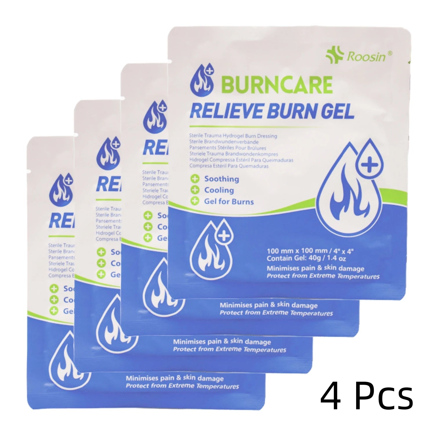 Professional Burn Care Kit with Advanced Dressings Cream