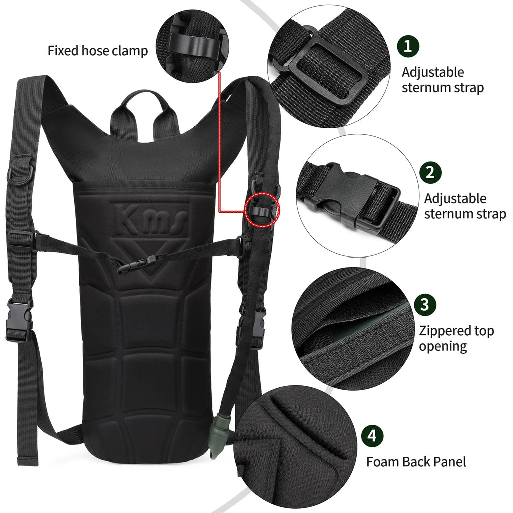 Durable Camel Backpack Equipped  Water Bladder