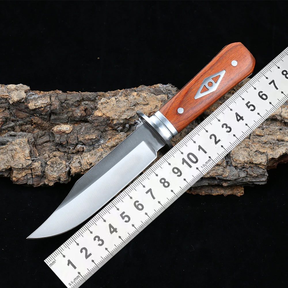 NEW Fixed Blade Knife with Nylon Sheath Camping  Fishing tools