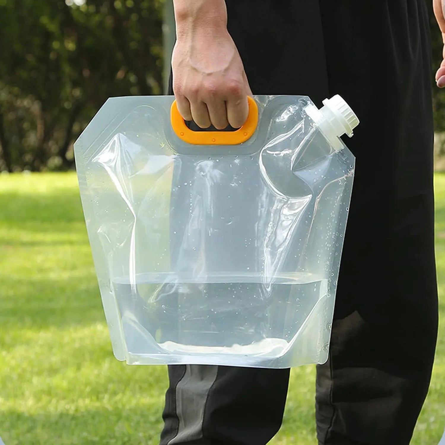5L Portable Water Bag Folding Bucket Storage Water Container Jug