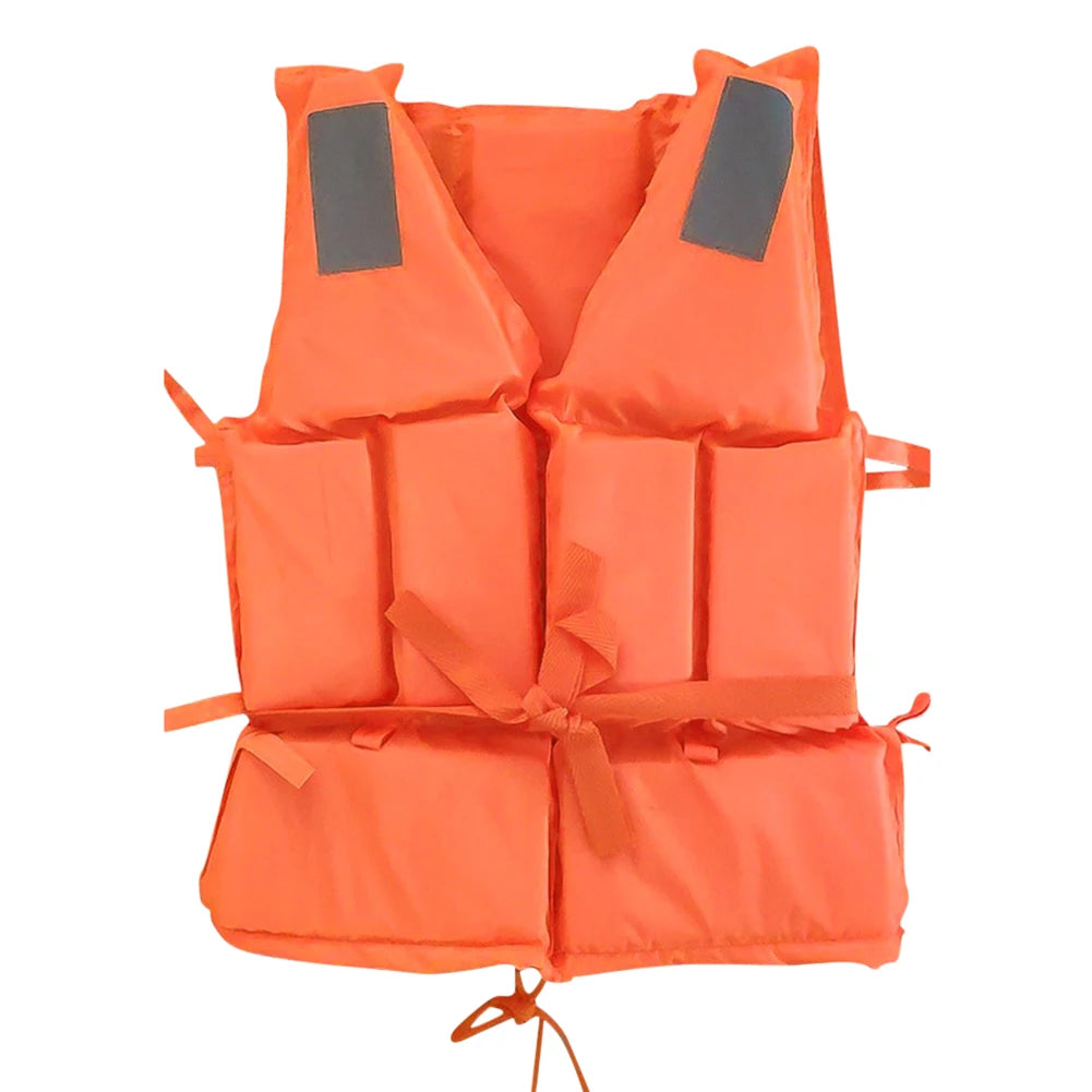 Adult Safety Vest Water Buoyancy Jacket with Whistle for Swimming Water Sports Life Jacket for Skiing And Driving