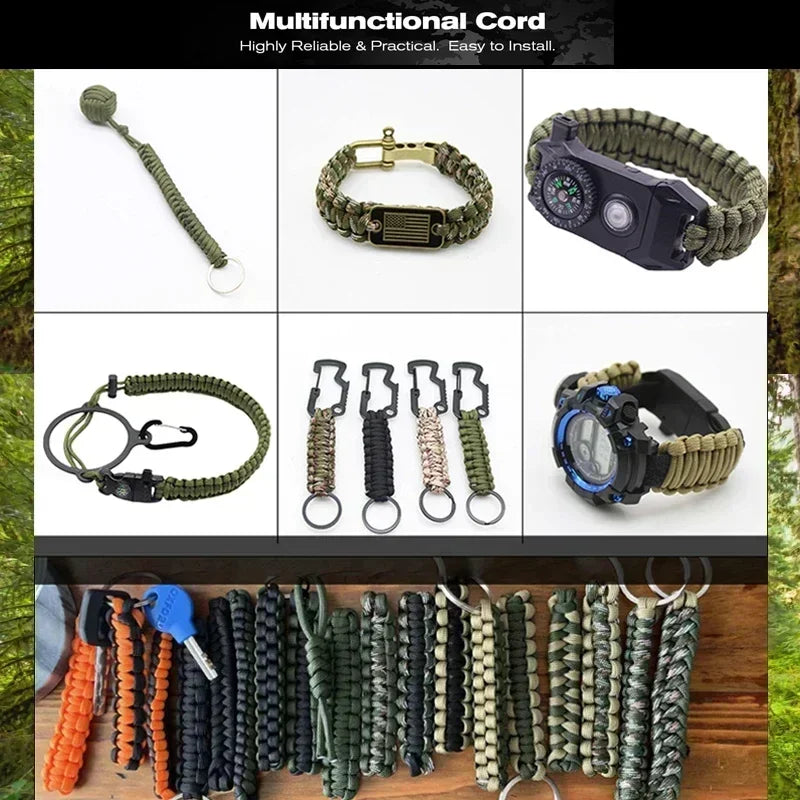 30M 4mm Braided Paracord Rope