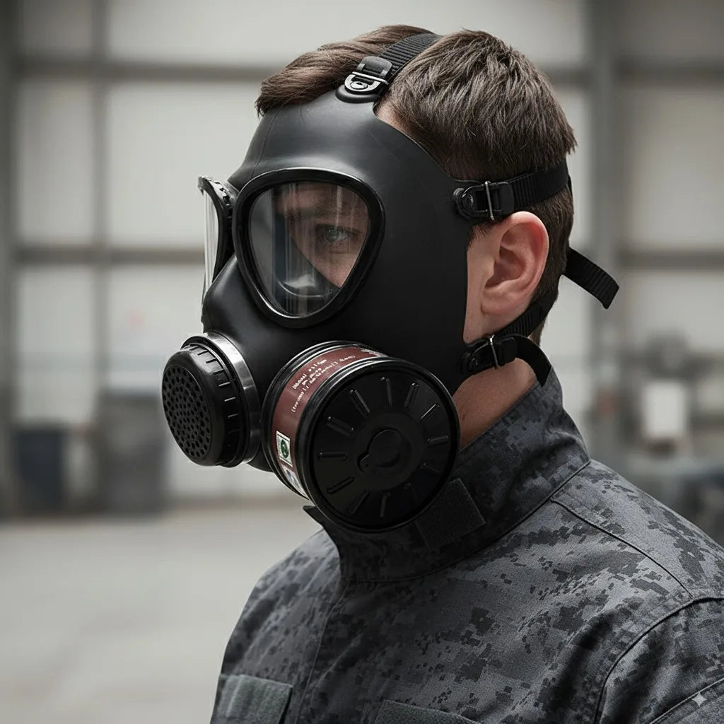 MF14/87 type gas mask full face mask