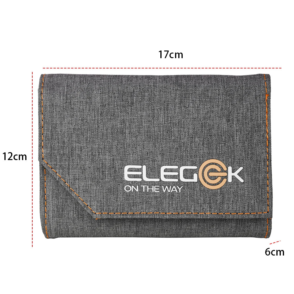 USB Portable Battery Charger With Solar Panels Survival Charge