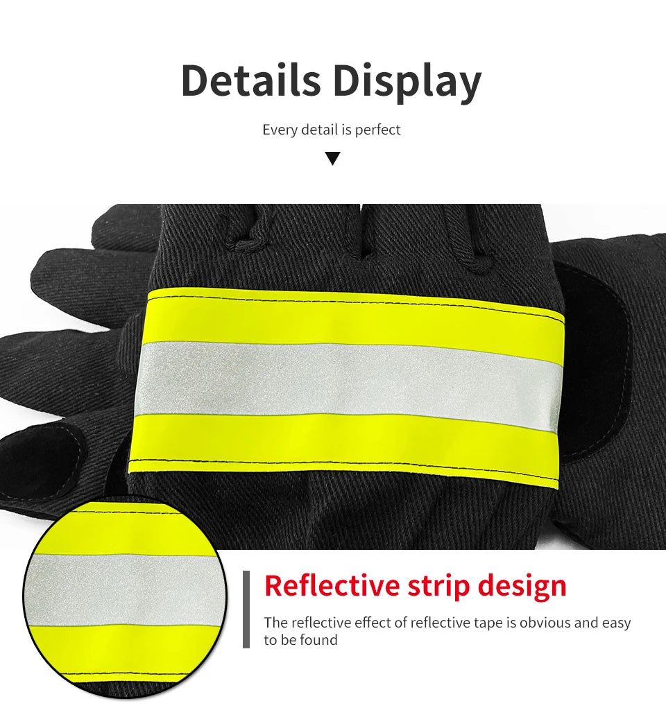 Karocola Flame Retardant Fire Gloves for Forest Fire Extinguishing - Durable Protection for Emergency Response