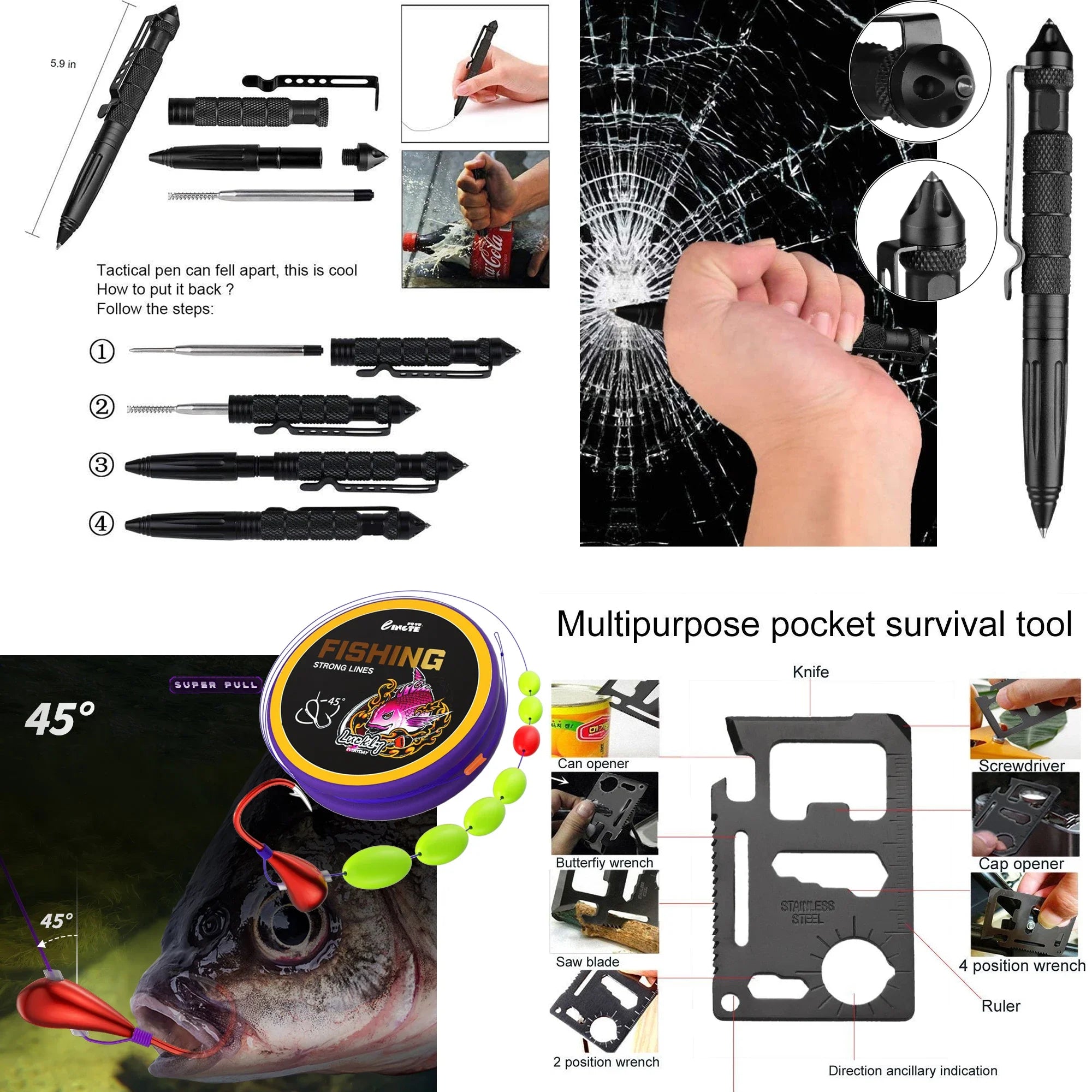 Tactical First Aid Kit In The Car Acessories