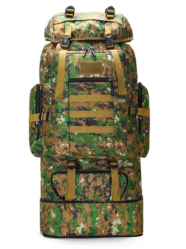 80L/100L  Mountaineering Bag Climb Bag Tactical Large Backpack Outdoors