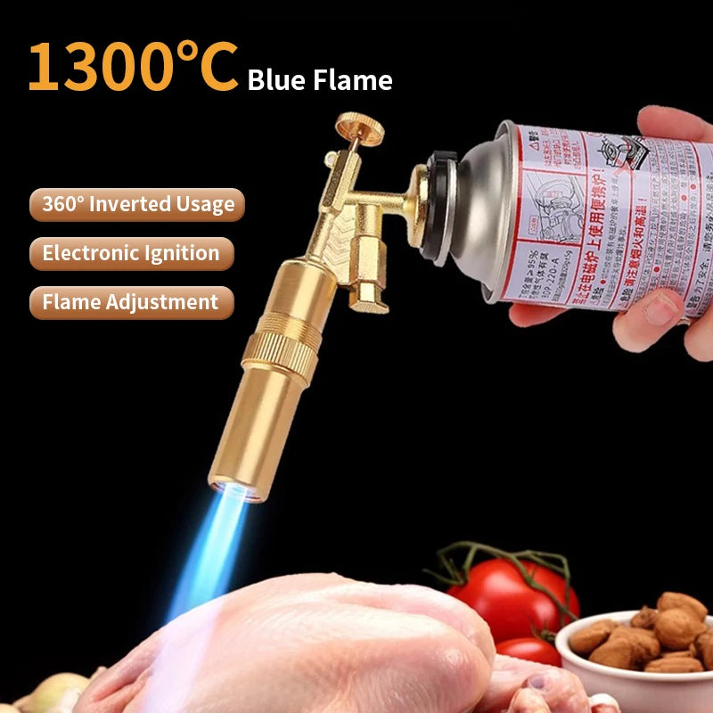 Outdoor Welding Gas Burner Flame Gun Butane