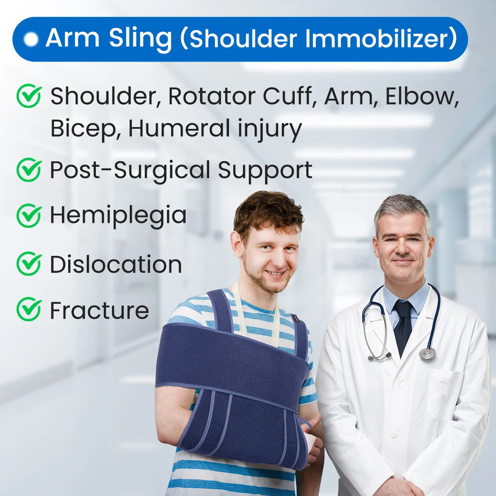 Arm Sling Immobilizer for Broken Bones