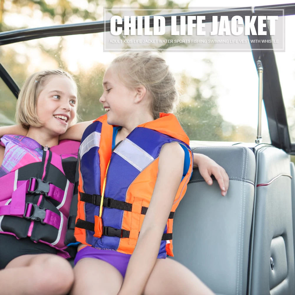 Child's Life Jacket With Whistle