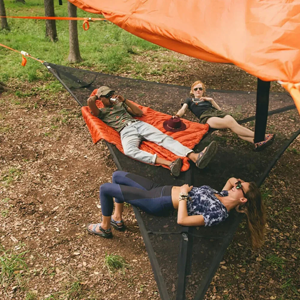 Portable Triangle Hammock Anti-Rollover Camping Hammock