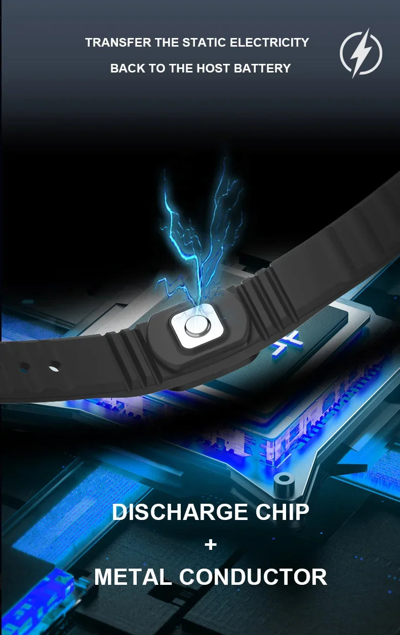 Winter Anti-Static Silicone Bracelets Wristband Static Eliminator Body Eliminates Static