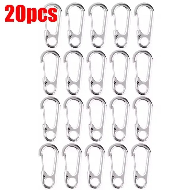Multifunctional Zinc Alloy Carabiner Keychain Clip Hook