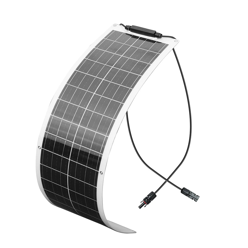 WUZECK Flexible Solar Panel kit 50 Watt  PV Module 100 Watt 12V 24V