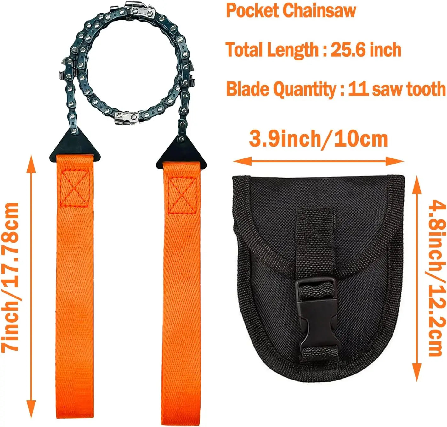 11 teeth Pocket Chainsaw