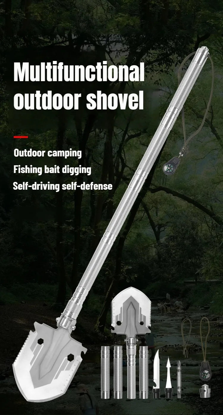 Multifunctional Shovel Folding Military Shovel Self-defense\