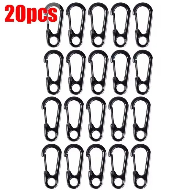 Multifunctional Zinc Alloy Carabiner Keychain Clip Hook