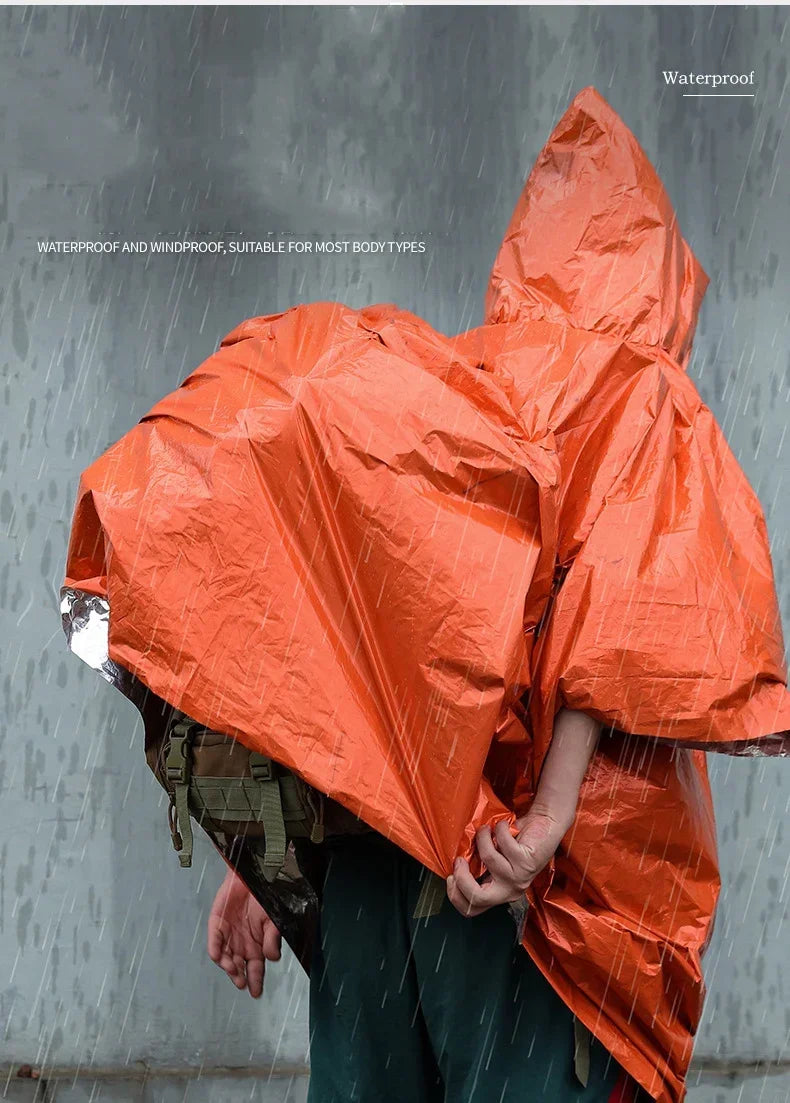 Emergency Weather Resistant Raincoat - Waterproof