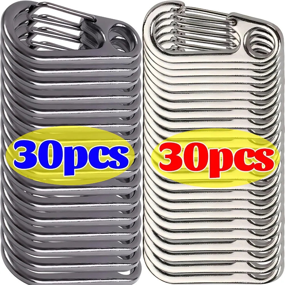 Multifunctional Zinc Alloy Carabiner Keychain Clip Hook