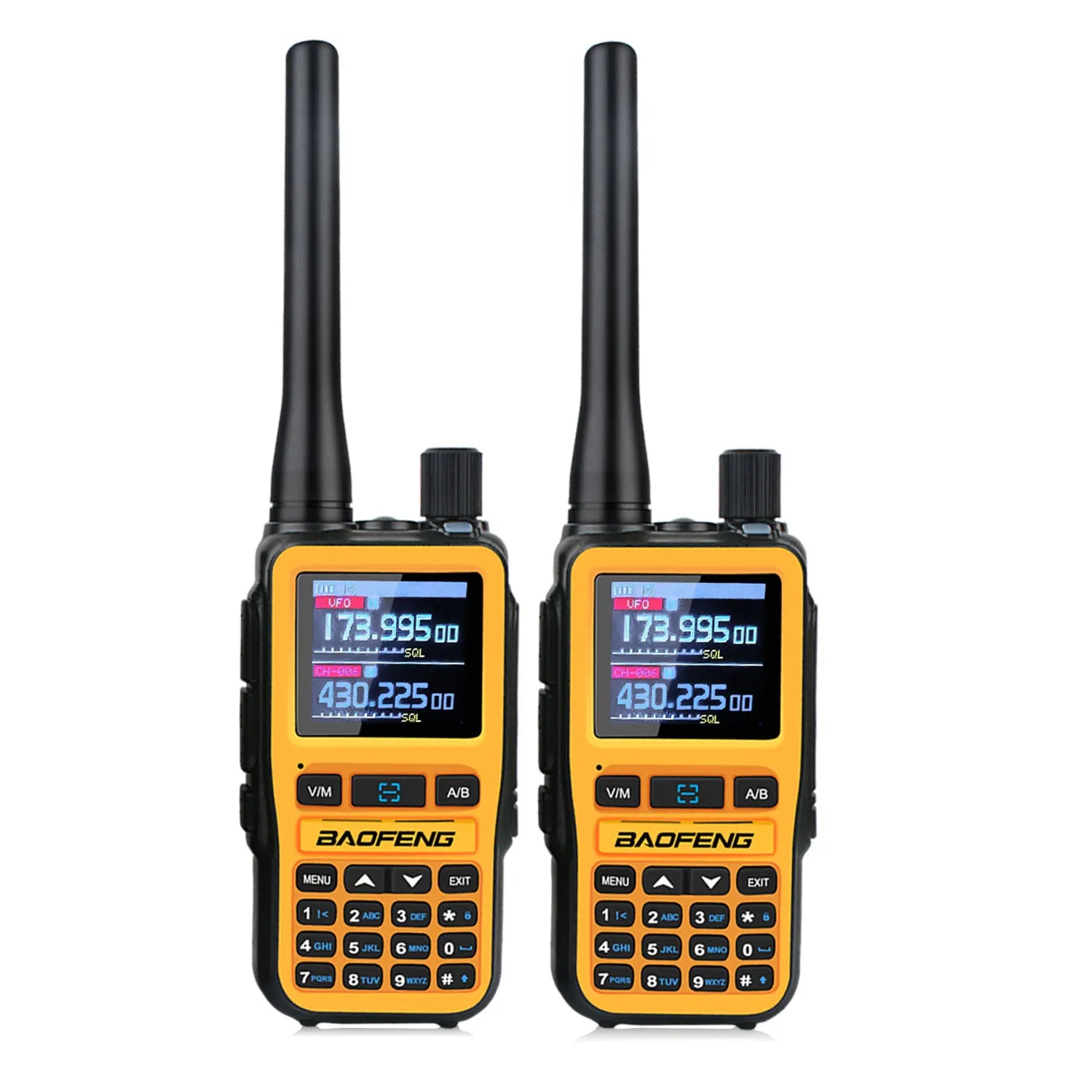 2PCS/Pack Baofeng UV-5R Mini Dual Band Dual PTT Walkie Talkie