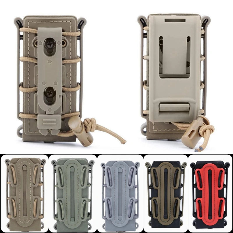Tactical Molle 9mm Magazine Pouch Pistol Mag Holder