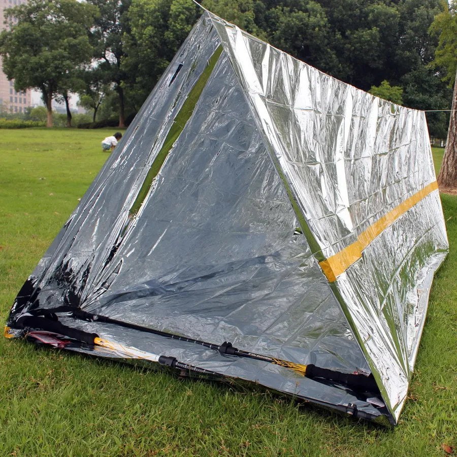 2 Person Emergency Tent Kit Waterproof  Survival Shelter