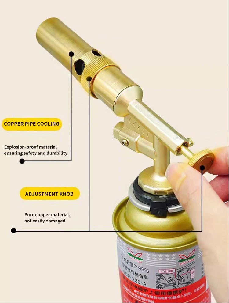 Outdoor Welding Gas Burner Flame Gun Butane