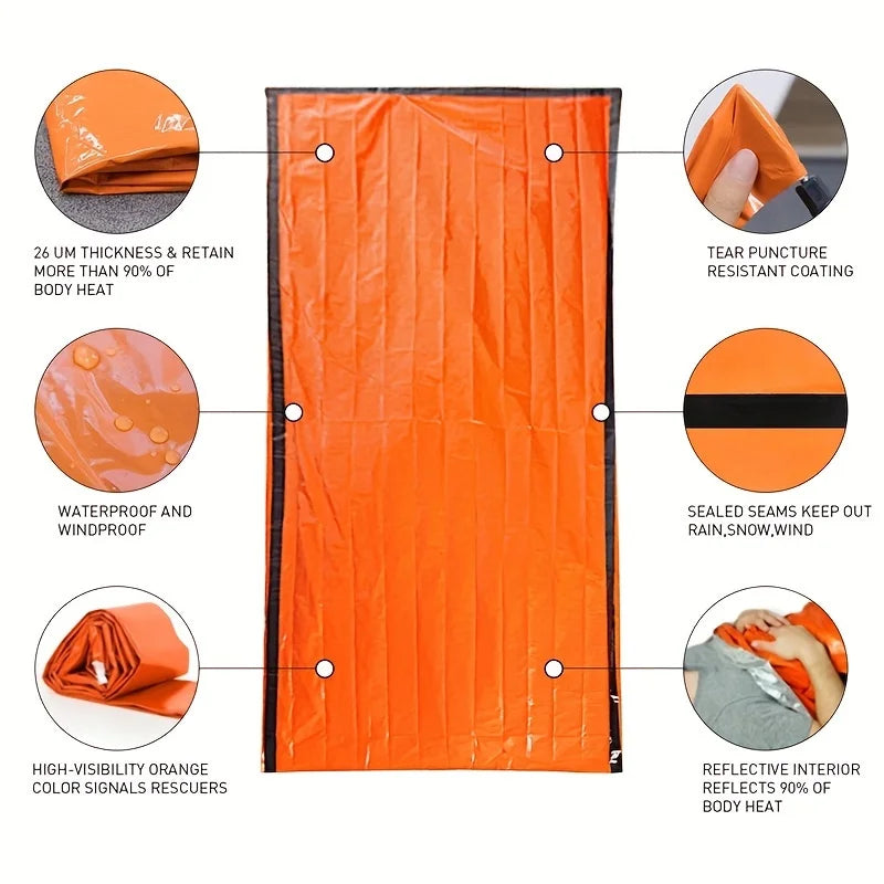 Emergency Sleeping Bag Waterproof (2pcs)