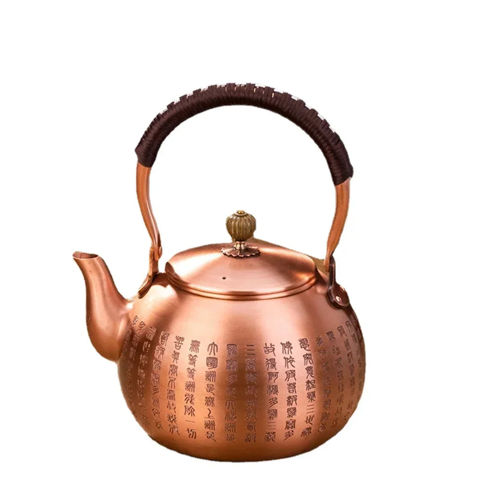 600/1200/1600ml Pure Copper Boiling Tea Kettle