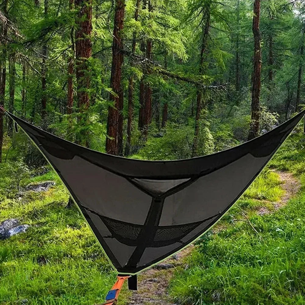 Portable Triangle Hammock Anti-Rollover Camping Hammock