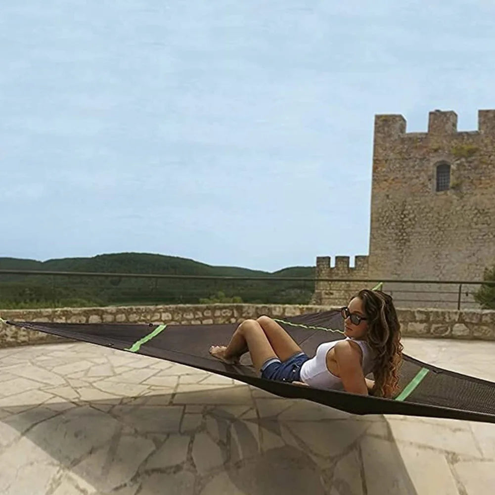 Portable Triangle Hammock Anti-Rollover Camping Hammock
