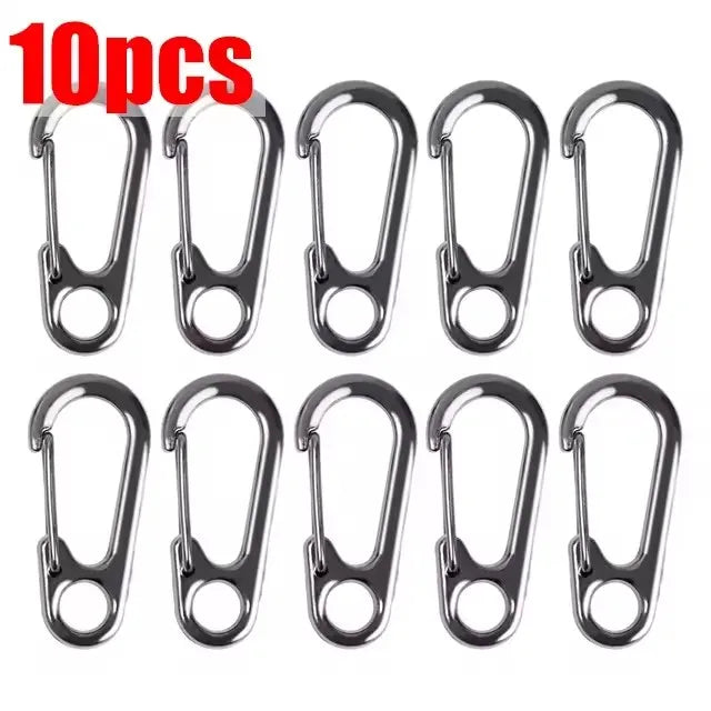 Multifunctional Zinc Alloy Carabiner Keychain Clip Hook
