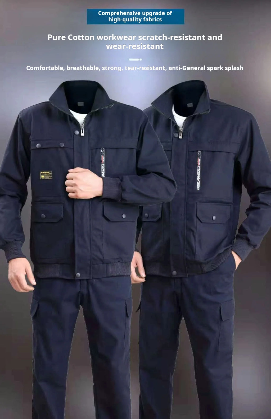 Men's Protective Clothing Two Piece Set