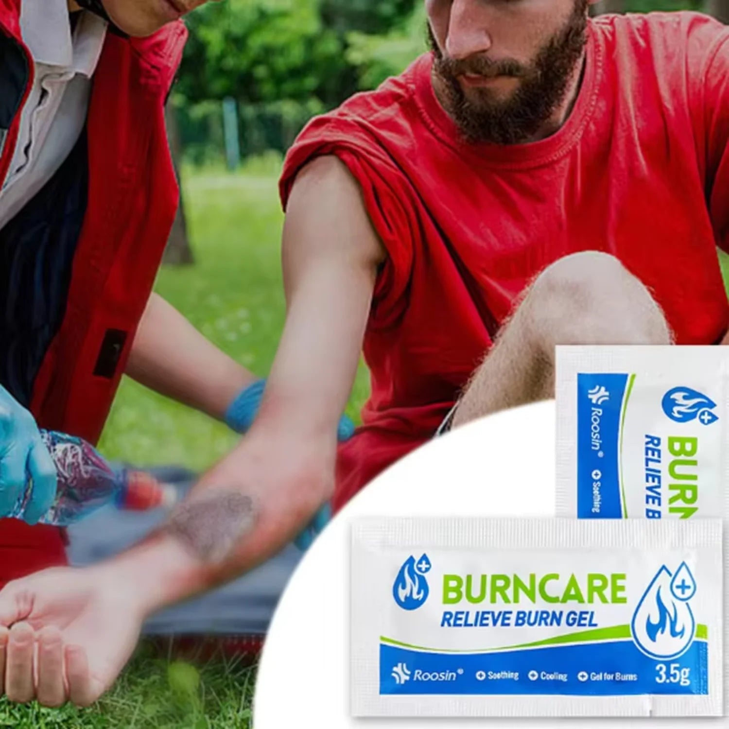 Professional Burn Care Kit with Advanced Dressings Cream