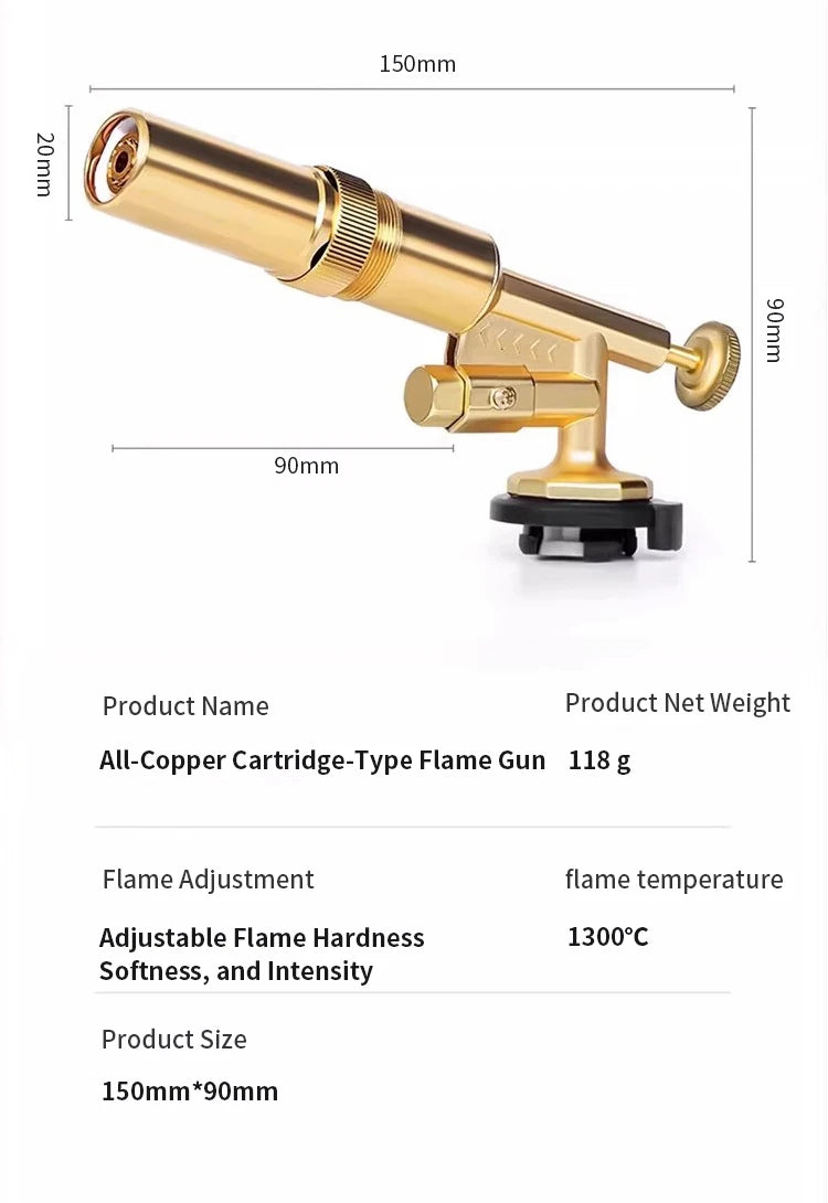Outdoor Welding Gas Burner Flame Gun Butane