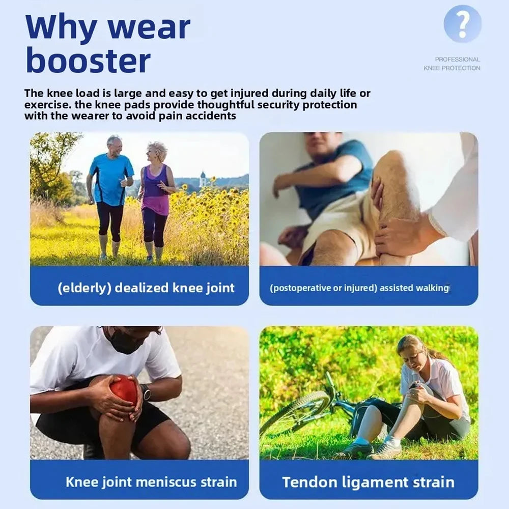 Exoskeleton knee booster